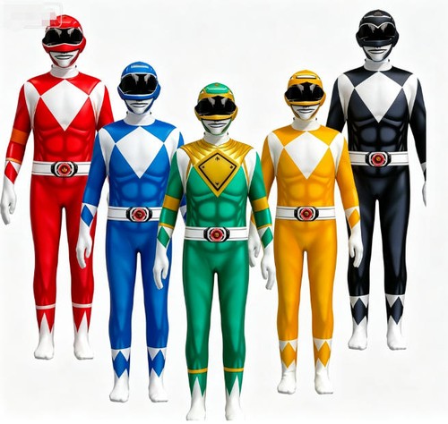 Power ranger adults jumpsuits - ranger,