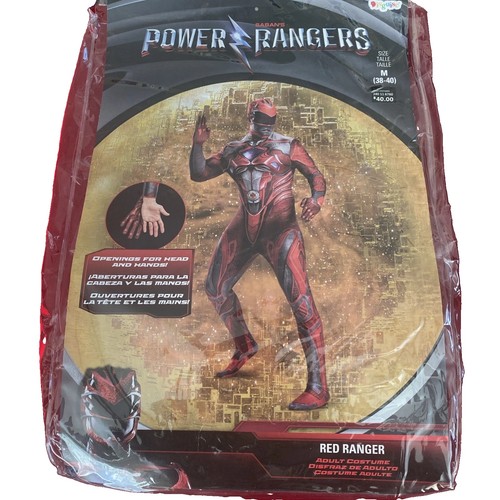 Power rangers red ranger - red, adult